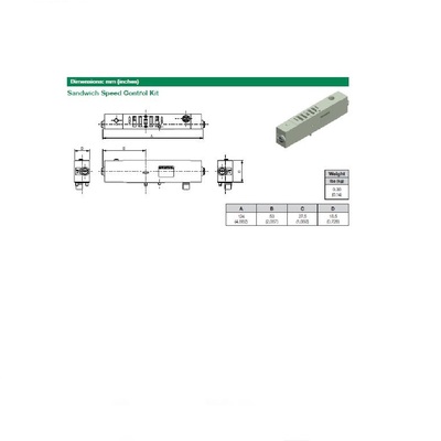 R502AS429395002 NUMATICS/AVENTICS SANDWICH SPEED CONTROL<BR>502 SERIES (ISO 15407-2)